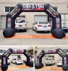Cheap Advertising Inflatable Black Arch for Marathon Racing Event