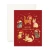 Import Cheap Custom Printable Gold Foil Silver Foil Christmas Greeting Card Gift Card with envelope from China