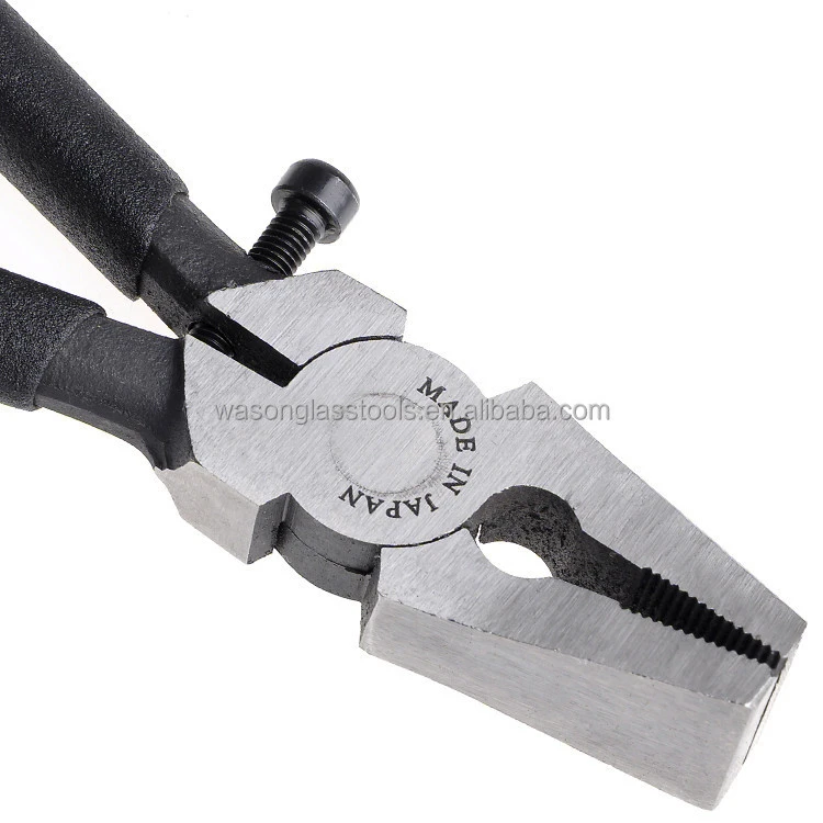 cheap good quality glass cutting plier ,glass breaking plier for trimming glass