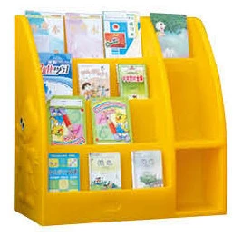 Cheap kindergarten furniture kids book shelf for sales (QX-18174A)