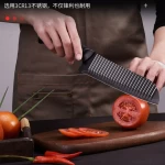 Cheap wholesale stainless steel stripe household chefs knife fruit cutting knives gift kitchen knives
