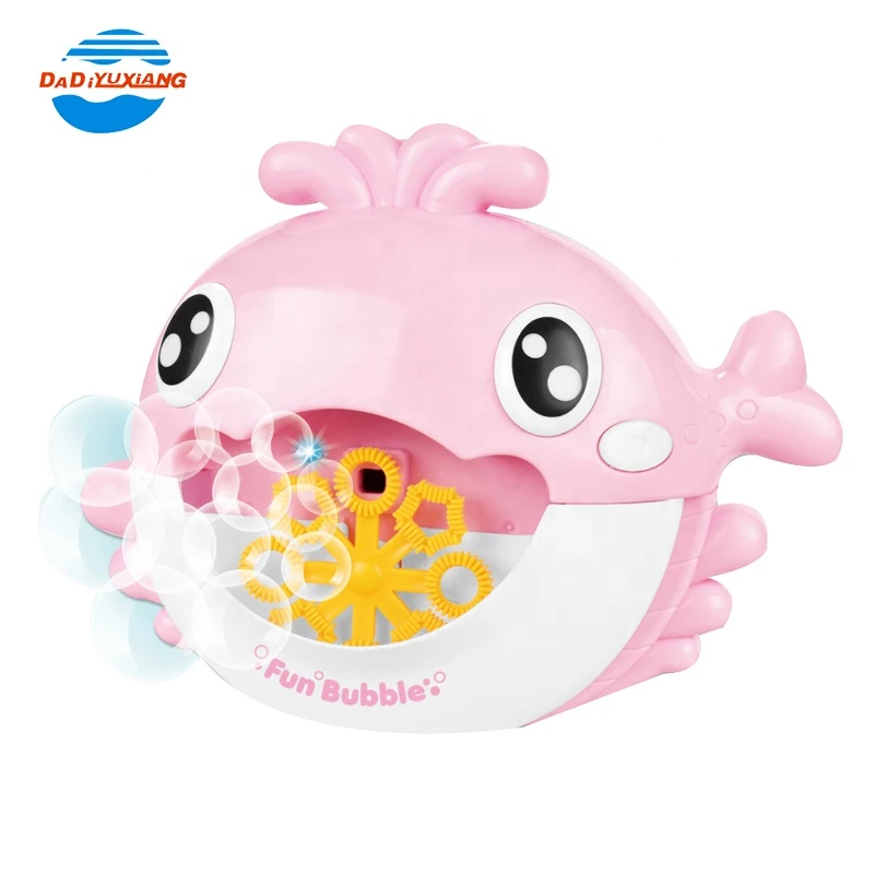 Children Electric Fish Bubble Toy Soap With Music & Light