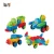Children&#39;s  plastic DIY educational building blocks baby suitcase Big blocks toy set Trolley Case with blocks for kids