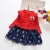 Import Children&#x27;s floral mesh stitching dress Girl cotton princess dress dress skirt from China