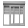 China aluminum windows and doors with roller shutter