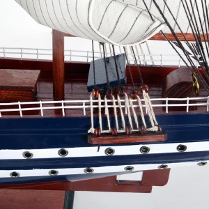 China Factory Length 100 CM Antique Cruise Wooden Ship Model Boat Model For Decoration And Souvenir Gifts