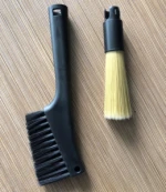 china factory low price light weight flexible plastic coffee machine grinder cleaning scrub brush