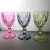 Import China Factory Wedding Supplies Wholesale Cheap Stem Colored Diamond Wine Glass from China