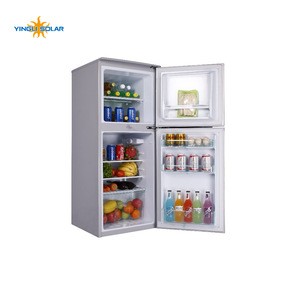 China Household Refrigerator 12V  DC Deep Chest  42L/166L Solar double-door Refrigerator System