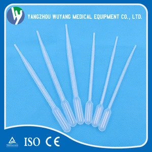 China Manufacture disposable pasteur pipette with certificate