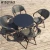 Import China manufacturer direct rattan garden dining room set furniture with armrest patio outdoor furniture from China