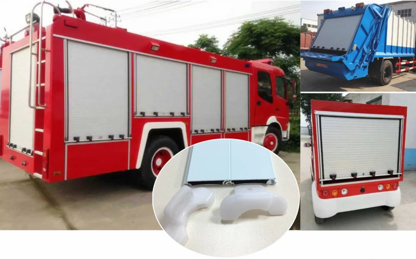 China Products Fire Trucks Shutter Doors Vertical Opening Fast Spiral Aluminum Roll Up Door For Truck