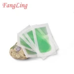 china wholesale custom depilatory waxing paper  9*18.5cm non woven reusable wax strip