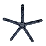 Chinese factorys high-quality plastic base, rotating office chair legs, furniture accessories, gray custom style