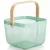 Import Chinese food gift storage   basket for home Mesh Steel Fruit Basket Bin with Wood Handle from China