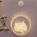 Christmas home decorative lights warm white decoration lights festival led decorative lights