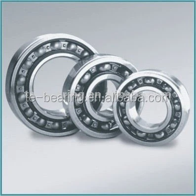 Chrome steel deep groove ball bearings 6016