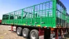 CIMC HUAJUN tri-axles semi truck trailer bulk cargo transport high quality original  fence semi trailer