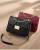Import Classic black leather messenger bag custom logo stylish shoulder bags high quality metal women handbag from China