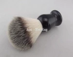 Classic Black Resin Handle Synthetic Hair Shaving Brush Grooming Tool