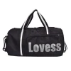 Classic overnight bag weekend duffel travel sport nylon gym bag custom logo sport fitness bags with shoe compartment