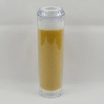 Clear Water Softener Water Filter 10"  x 2-3/4"  Transparent ion exchange Resin Replacement Water Filter Cartridge