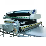 CNC bag apparel cloth 45 degree automatic industrial fabric cloth binding spreading and cutting sewing machine price