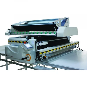 CNC bag apparel cloth 45 degree automatic industrial fabric cloth binding spreading and cutting sewing machine price