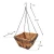 Import Coconut Fiber Square Flower Hanging Basket Decorative Basket 12 Inches from China