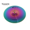 Colored low volume cheap cymbals for drum set with beautiful sound