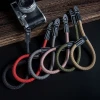 Colorful Nylon Paracord Braided Mountaineering Rope Digital Camera Wrist Strap for Canon Nikon Fuji Olympus Pentax