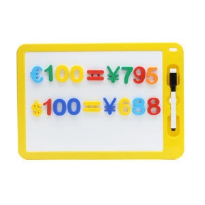 colorful teaching learning magnetic number set math toy