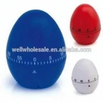 Coloured Egg Kitchen Timer,Plastic colorful Easter Egg shape timer