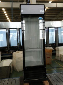 Commercial upright display cooler glass door refrigerator