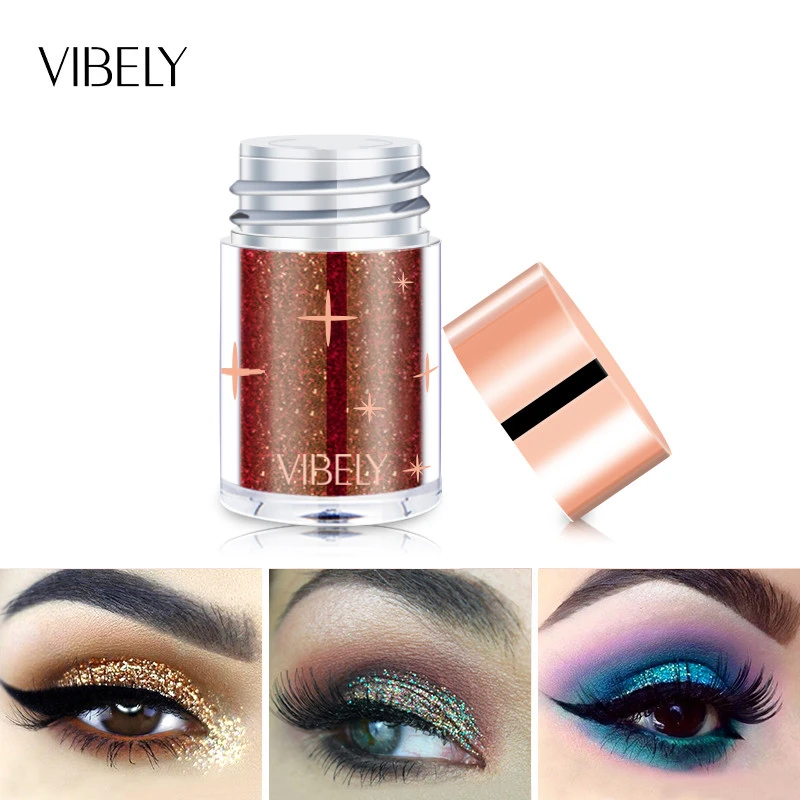 Cosmetic Makeup OEM High Quality Single Glitter Pigment Eye Shadow Sequins Eyeshadow