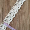 Cotton ivory lace trim for dress decoration wholesale