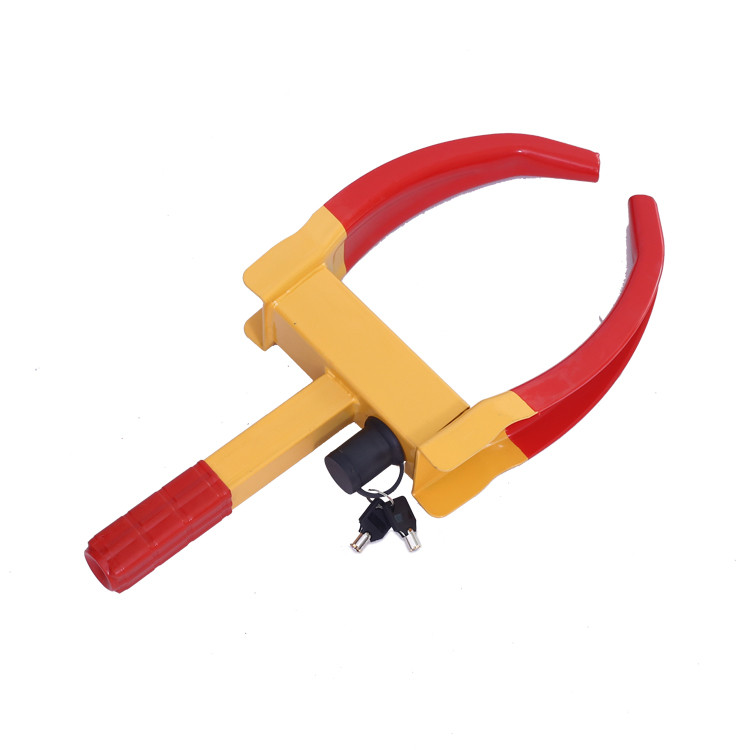 Buy Cr-08 Horn Wheel Chock Lock Wheel Security Lock Car Wheel Clamp ...