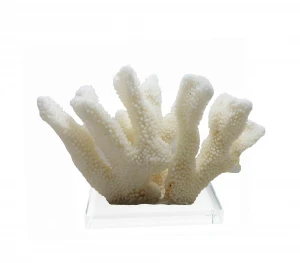 Cream Resin Coral Decor / Wedding Centerpiece Beach Coral Resin Sculpture