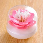 Creative lotus plastic toothpick box cotton bud holder cotton swab box