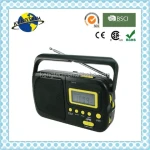 CT-2415 Top Quality Mulband Portable AM FM Digital Clock Radio