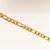 Import cuban chain ,5-6 mm high quality stainless steel with 18 k gold plating chain , DIY chain material . from China