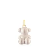 Custom 2024 newest little bold bear green steel sweet Spanish bear pendant hanging head jewelry high quality best gift wholesale