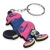 Import Custom 3d soft pvc keychain key chain / Soft Rubber Keychains / Silicone Keyring from China