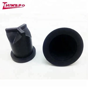 Custom black silicone rubber toilet flush valve