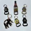 custom bottle shape bottle opener with magnet custom logo stainless bottle opener for beer wine