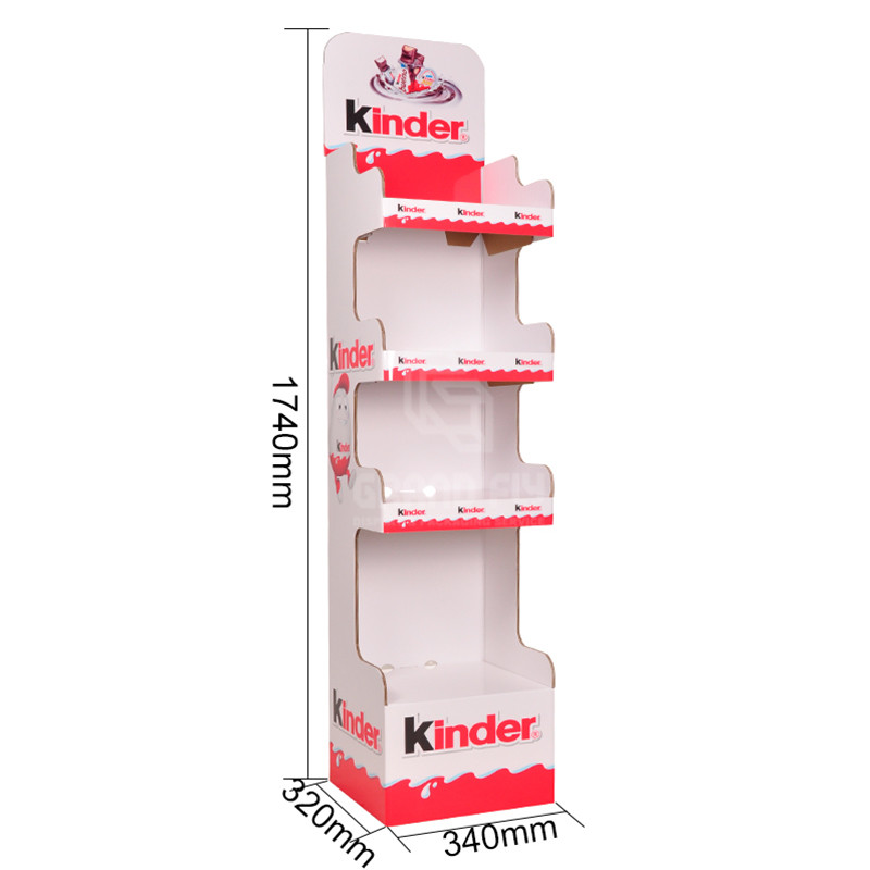 Buy Custom Branded Cardboard Freestanding Candy Store Display Rack from ...