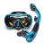 Import Custom logo color coated  Dry Top Tempered Glass Lens Silicone Mask  low volume Swimming Scuba Free Diving Mask and Snorkel Set from China
