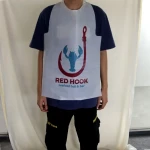 Custom Logo Printing Disposable Pe Plastic restaurant Bib With Lobster
