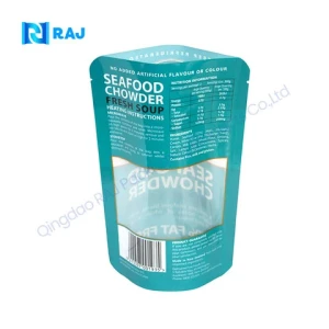 custom logo wholesale food packing bag frozen seafood packaging bag gusset pouch with window