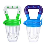 Custom Made Baby Fresh Food Fruit Feeder Food Grade Soother Baby Food Fruit Juice Feeder Nipple